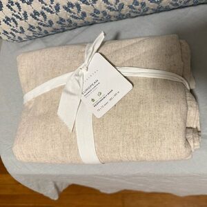 Pottery Barn European Linen Shower Curtain